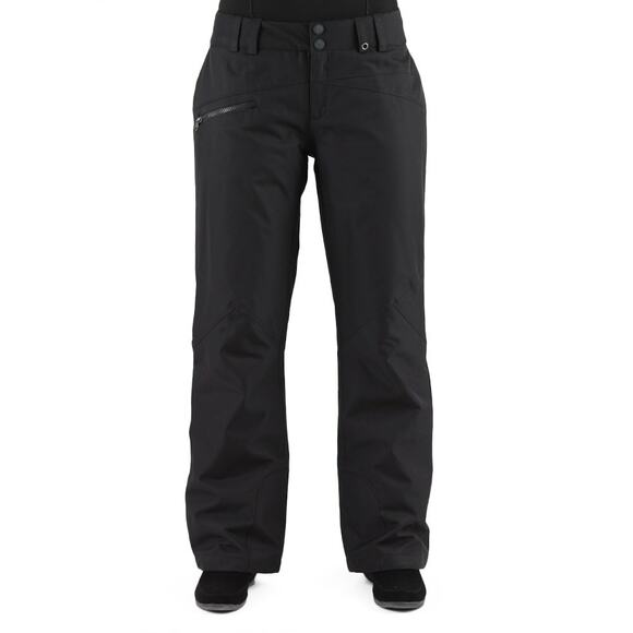Obermeyer Malta Ski Pants Thermore Insulated Adjustable Waist Regular Black 6 - Picture 1 of 7